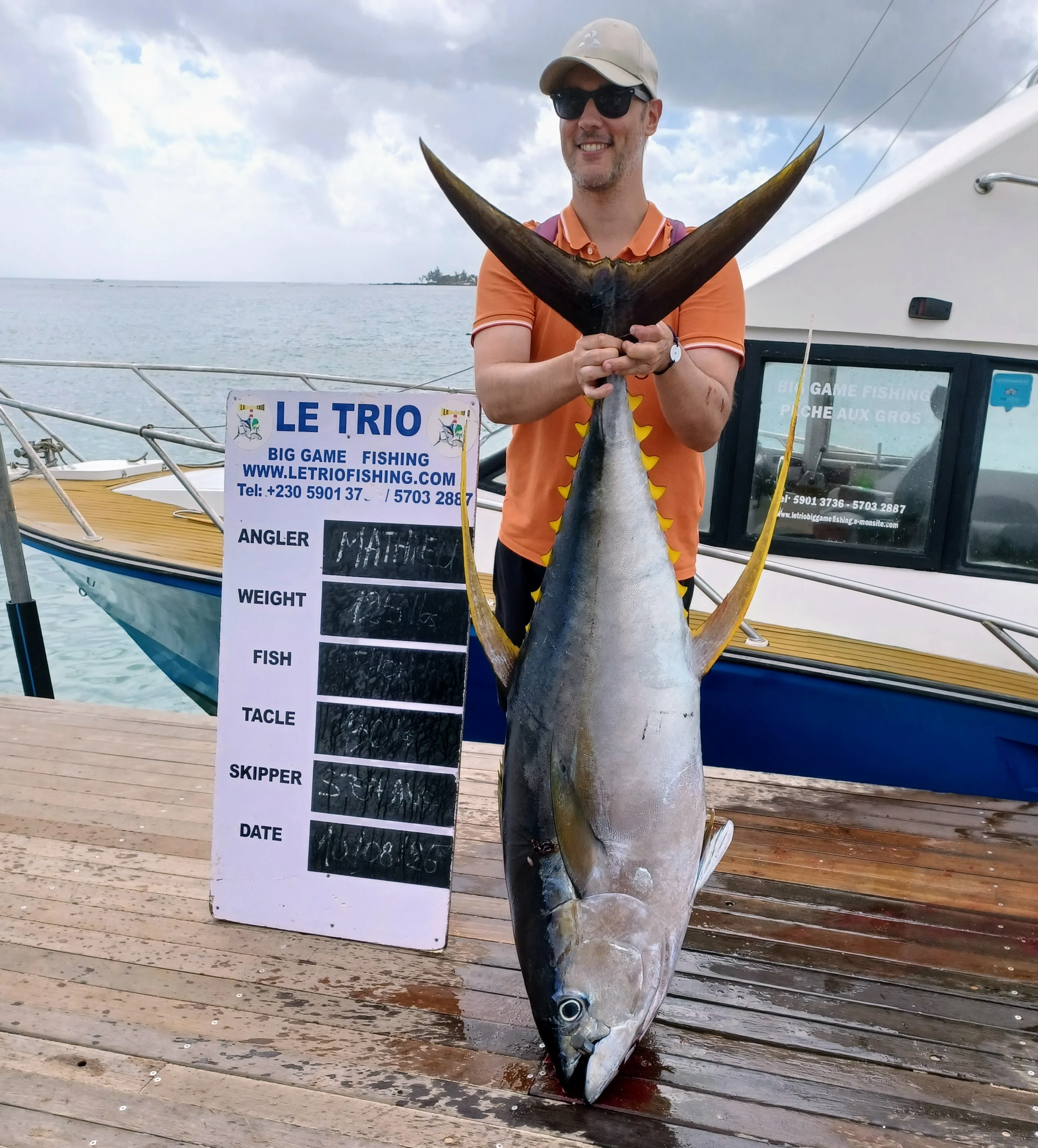thon albacore 125 livres août 26 letriofishing